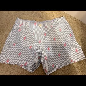 Woman’s flamingo shorts
